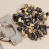 100/10x Strong Hardware Expansion Nut Cabinet Hinge Mounting Kit Sturdy Easy Install Tool Drawer Door Repair Fastener Furniture