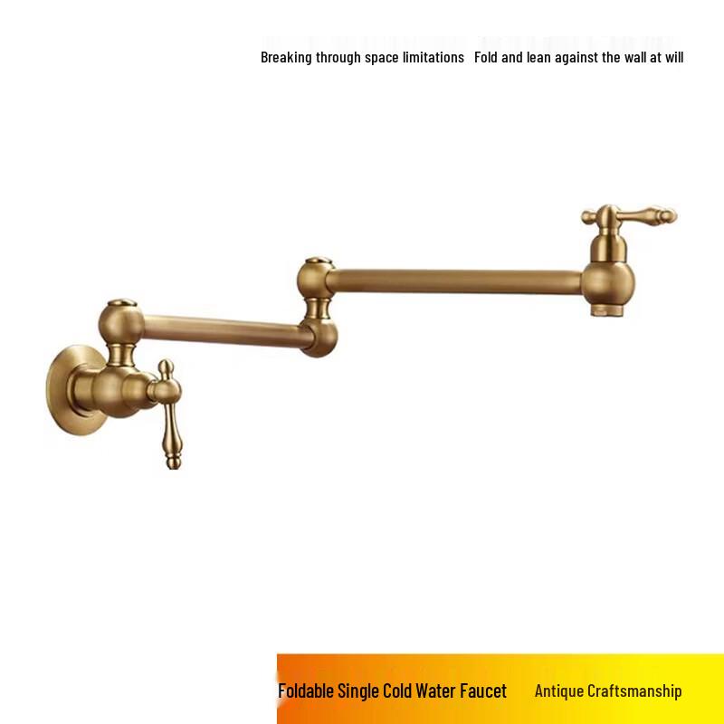 

TLXT Wall-Mounted Folding Retractable Single Cold Water Faucet