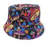 Graffiti Fisherman Hat: Retro, Double-Sided Sun Protection for Men & Women - All-Match Hip-Hop Bucket Style