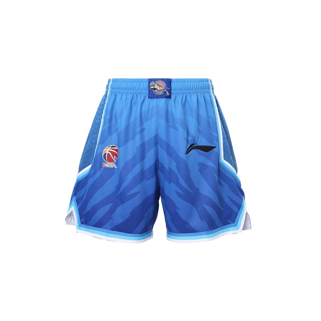 Li Ning Mens Basketball Series Loose Breathable Comfortable Quick-Dry Basketball Shorts Men shorts Xinjiang-Blue AAPS421-1