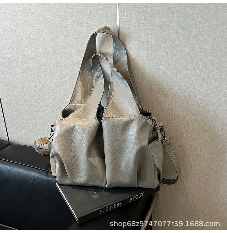 Women's bag, tote bag, high-end commuter women's large-capacity versatile shoulder messenger bag, portable fashion underarm bag