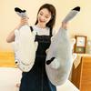 Shark Cat Stuffed Doll Soft 2-in-1 Plush Toy Stuffed Animal Plushie Holiday Decorative Prop Bedroom Sofa Fluffy Sleep Companion Pillow Home Decoration