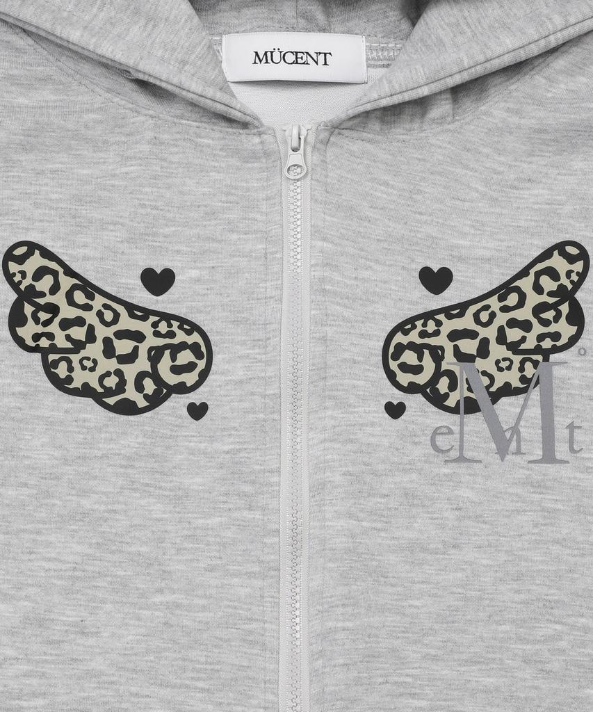 Mucent Sar Leopard Angel Hoodie Zip-Up Unisex (2 Colors)