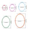 5Pcs Adjustable Embroidery Hoop with Spring Clip Oval Shape Stitching Frame for Embroidery Needlecraft Stitching Project