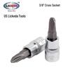 LICOTA 3/8" Drive Phillips Screwdriver Socket Set (PH1-PH4)