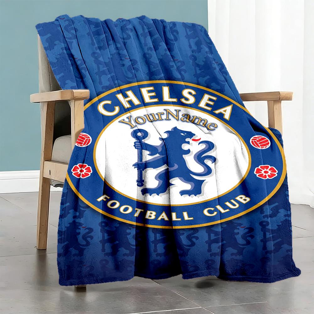 Chelsea Personalized Name Blanket Gift Customizable Blanket Ultra-Soft Suitable for Chair Sofa Living Room Home Decor Four Seasons Multipurpose