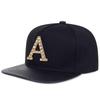 Metal Strip Drill A PU Leather Brim Hip Hop Hat Men and Women Flat Top Baseball Cap Outdoor Sunscreen Casual Caps Trucker Hats