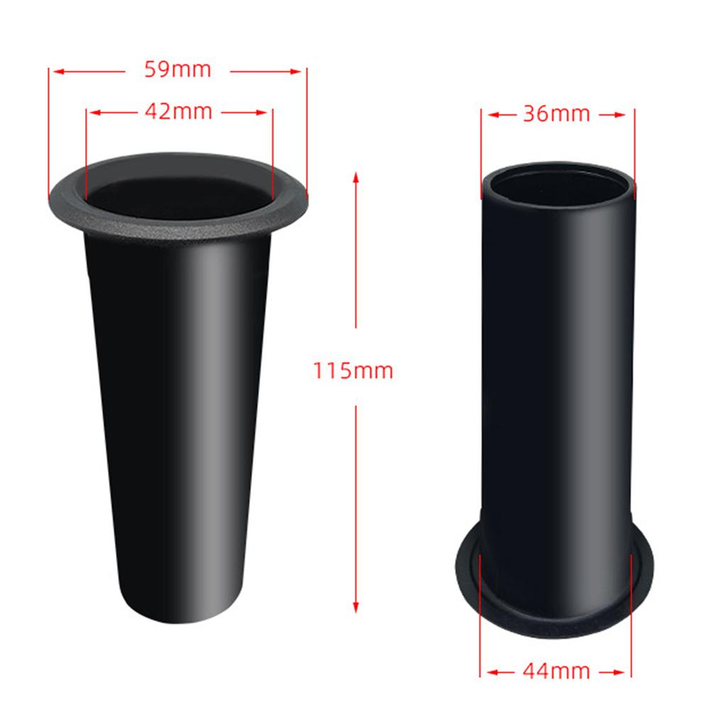 2PCS Speaker Port Tube Bass Vent Ventilation Connector Quality Plastic Bass Reflex Tube for DIY Speaker Project Upgrades