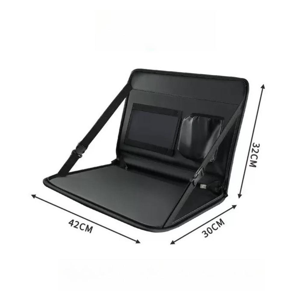 Multifunctional Car Work Table Folding Storage Bag Car Backseat Tray Table Steering Wheel Laptop Desk Car Organizer Food Trays