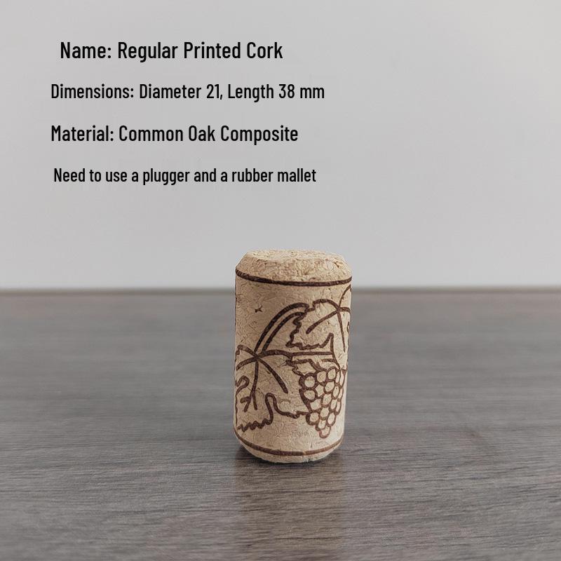 Tappo in Sughero Sintetico di Forma Irregolare per Bottiglie di Vino e Tè