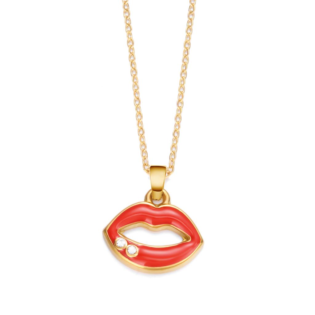 Stainless Steel Christmas Tree Pendant Necklaces for Women Colorful Snowflake Santa Candy Cane Necklaces Waterproof Jewelry