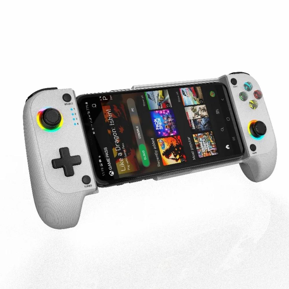 Wireless Gaming Controller Compatible with Switch, Android, IOS, Extendable Controller with Hall Joystick, Vibration
