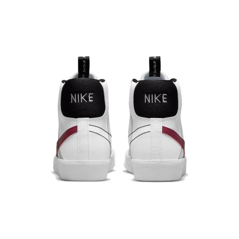 Nike Blazer Mid 77 SE GS White Rush Maroon Sneakers DH8640-101