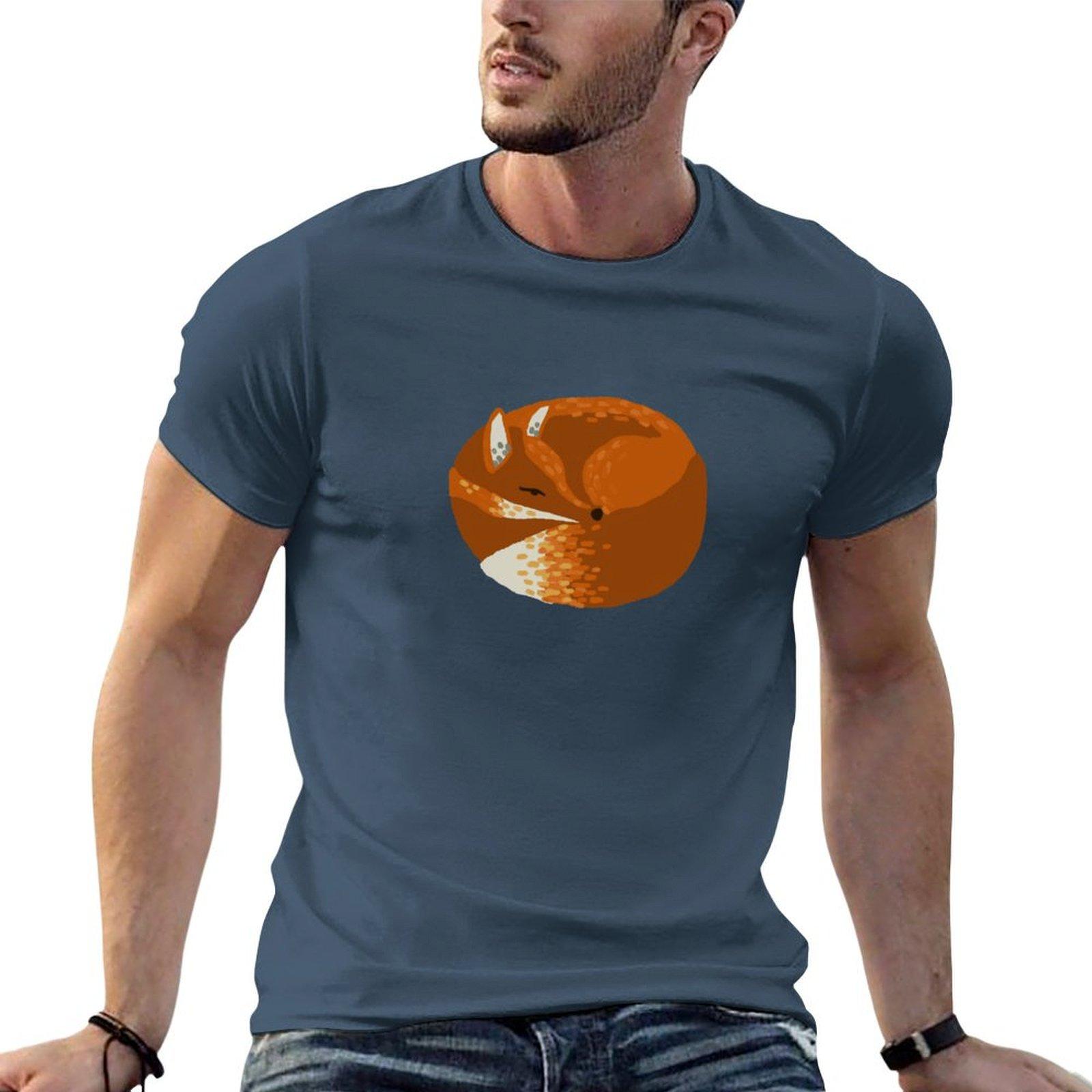 Cozy Fox Tshirt Funny T Shirts Unisex T Shirt Unisex Cotton T Shirts For Unisex Pack Cotton Tshirt S