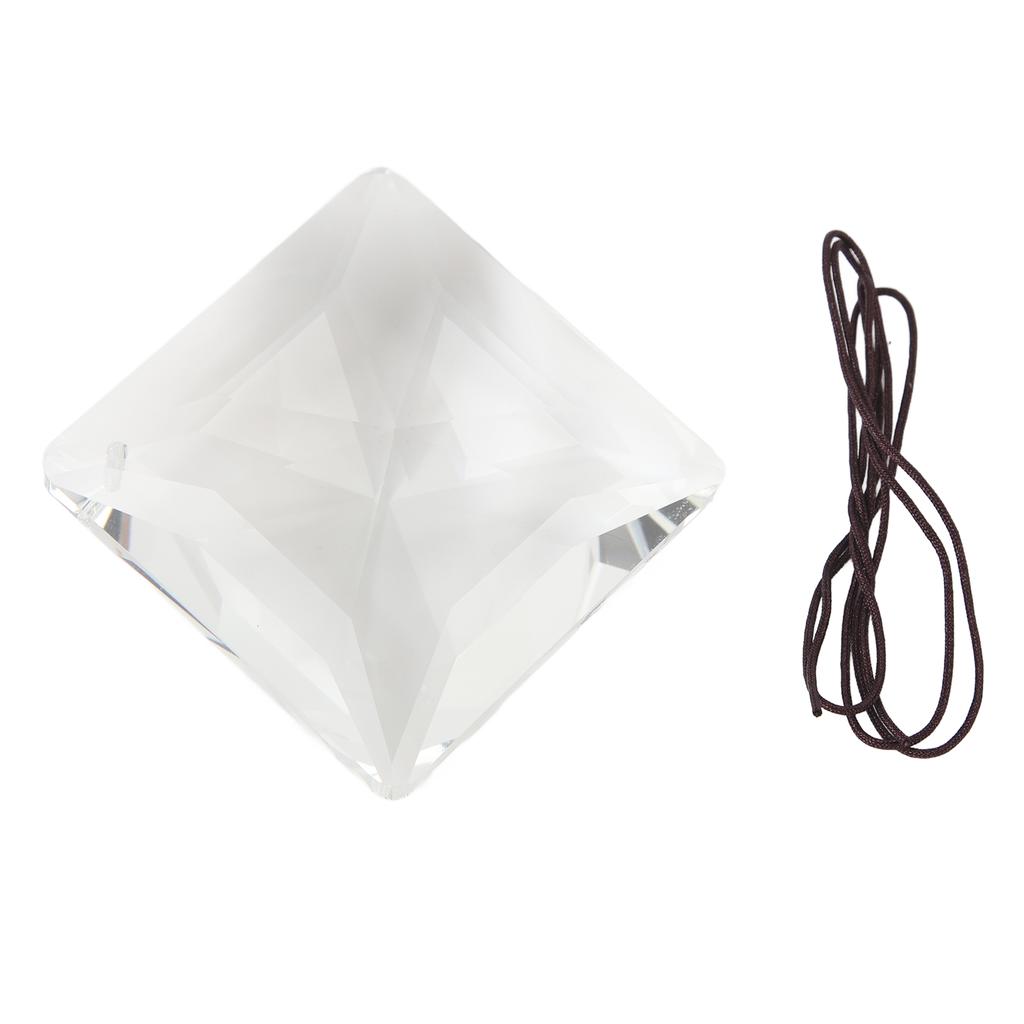 Kristallprisma Sonnenfänger zum Aufhängen am Fenster Ornament Facettierte Kristallprismen Anhänger Regenbogenmacher Prismen für Zuhause