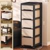 Handun Modern Rolling Drawer Storage Cart