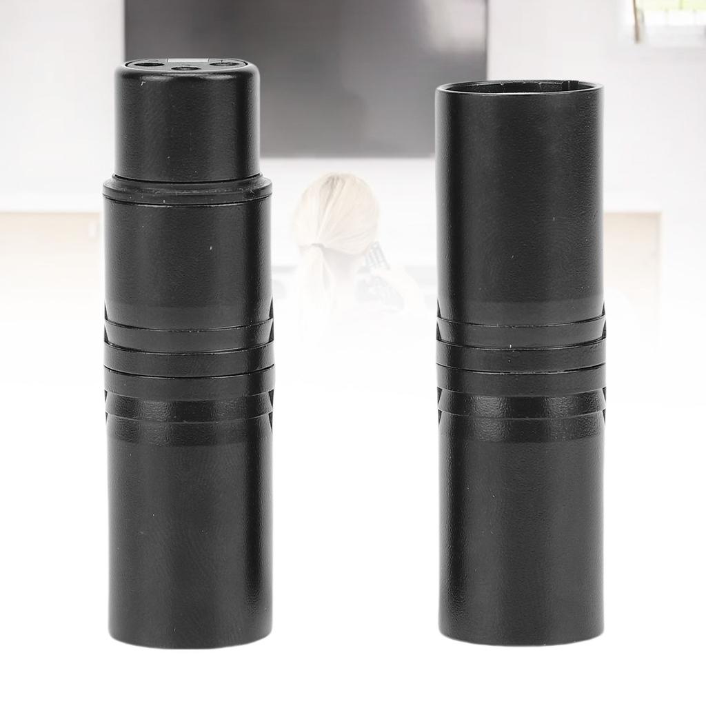 XLR Adapters Male to Male and Male to Female 3 PIN Balanced XLR Coupler Connector for Live Streaming Studio Stage