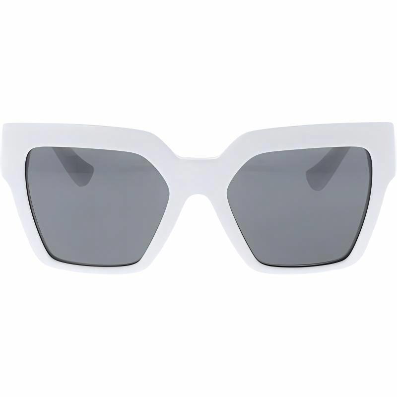 Versace Full Frame Design Acetate Plastic Irregular Shape Sunglasses Women's White 19068398 VE4458 314/87 54 19-white 54