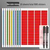 Colorful A4 Homework Labels - Name, Class, Teacher Management Stickers