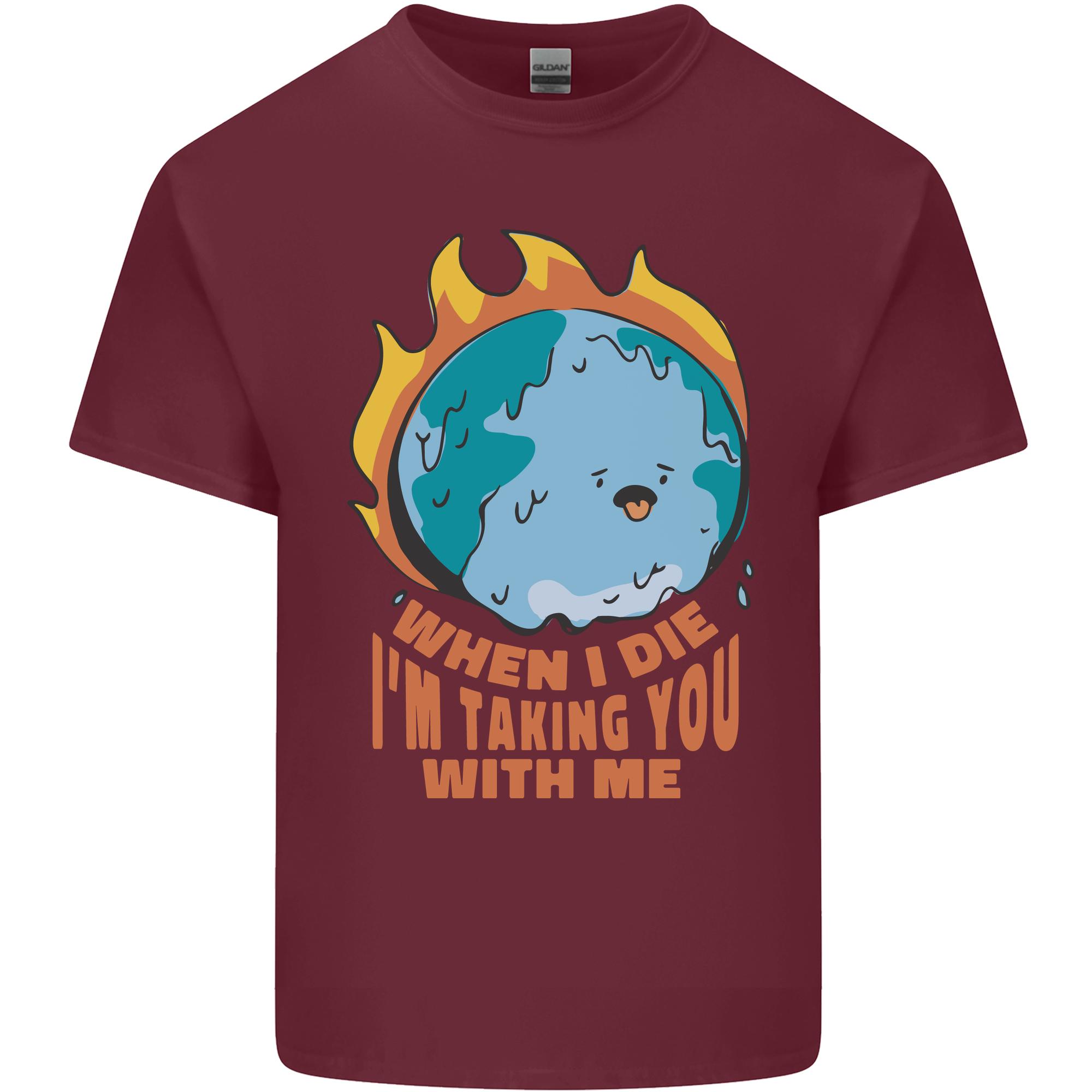 When I Die Funny Climate Change Unisexs Light Cotton TShirt S