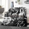 Coperta con Nome Personalizzato Mbappe Coperta Leggera Personalizzabile Morbida e Accogliente Adatta per Letto Decorazione Casa Divano Divano Quattro Stagioni Multiuso
