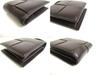 Authentic BOTTEGA VENETA Dark Brown Leather Cassette Bi-Fold Wallet #a314  Refurbished