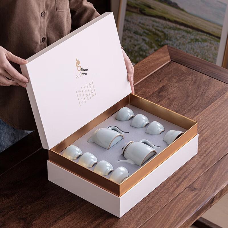 Bafangli Koi 10-Piece Stainless Steel Tea Set