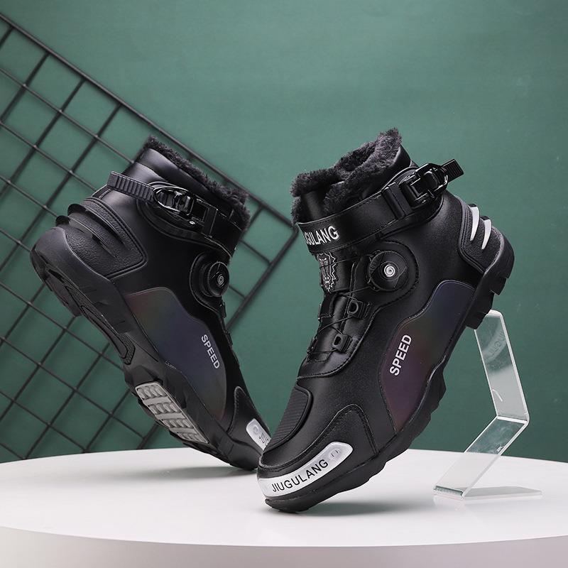 Four Seasons Locomotive Shoes Cycling Shoes Men's Motorcycle Shoes Women's Off-Road Racing Boots Four Seasons Motorcycle Travel Equipment