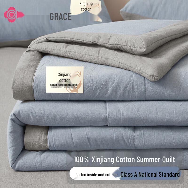 

Двустороннее летнее хлопковое одеяло Jieliya