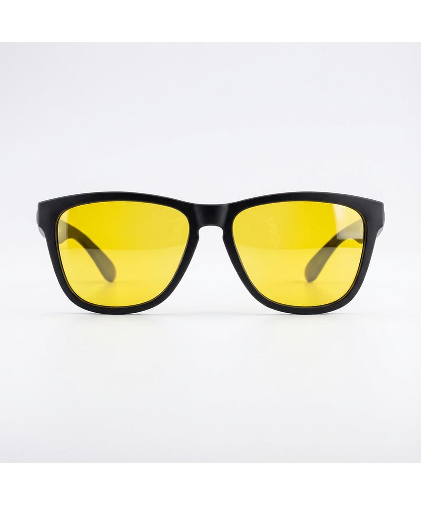Pilli Neon Sports Sunglasses L Size (Shiny Black Yellow Photochromic)