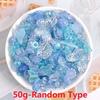 50g Kristall Glitzer Gelee Kleber DIY Handyhülle Dekoration Diy Haarnadel Sahne Kleber Zubehör Simulation Kuchen Materialtasche