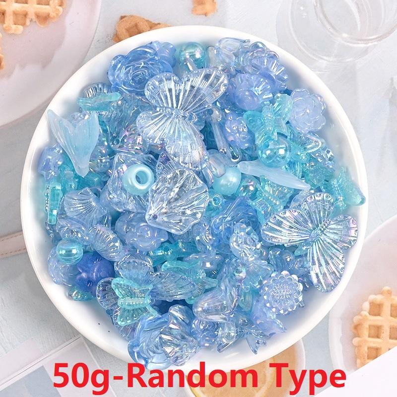 50g Kristall Glitzer Gelee Kleber DIY Handyhülle Dekoration Diy Haarnadel Sahne Kleber Zubehör Simulation Kuchen Materialtasche