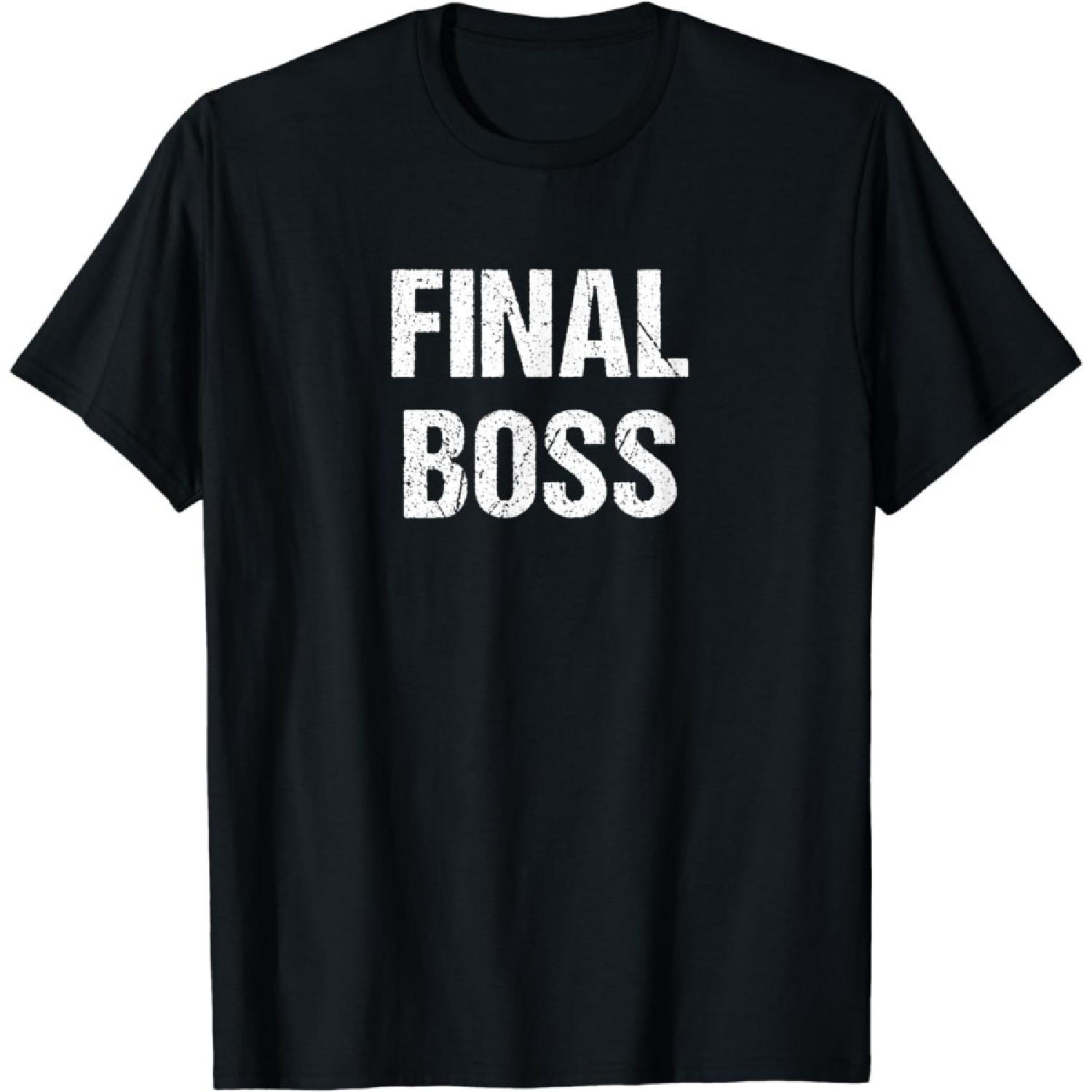 

YYUUYUU Final Boss T-Shirt XXXXXL різнокольоровий