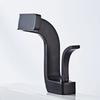 Tuqiu Bathroom Faucet Brass Gold White Bathroom Basin Faucet Cold And Hot Water Mixer Sink Tap Deck Mounted Black & Gold Tap
