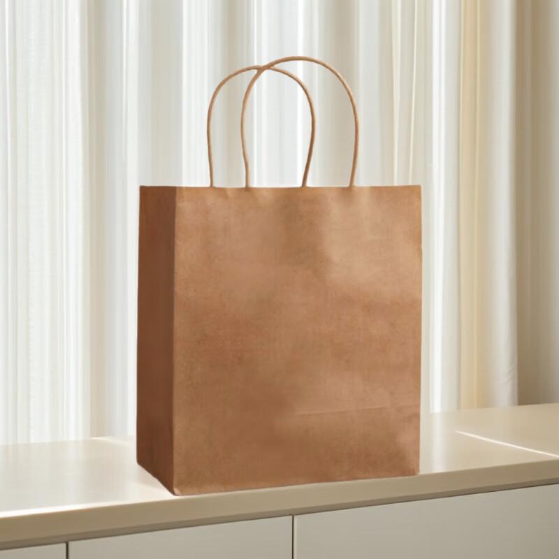 Commercial Kraft Paper Takeaway Handle Bags