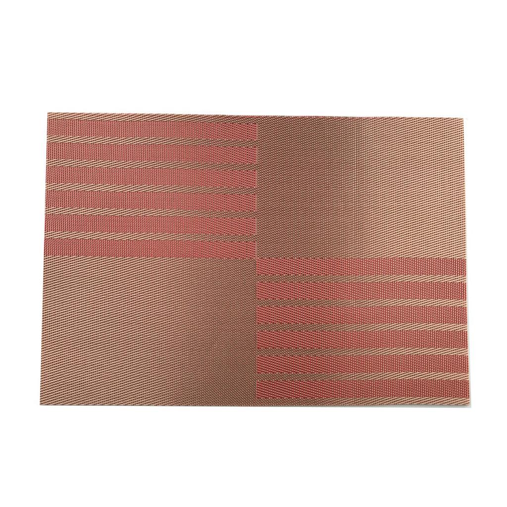 4Pcs Placemats Dinning Table Place Mats Set Non-slip Insulation PVC Placement Waterproof Heat-resistant Kitchen Table Mats