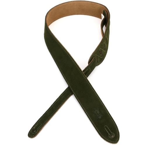 

Levy s Leathers 2-inch Suede Guitar Strap with Suede Lining, Adjustable from 36 to 52 , Green (MS12-GRN)