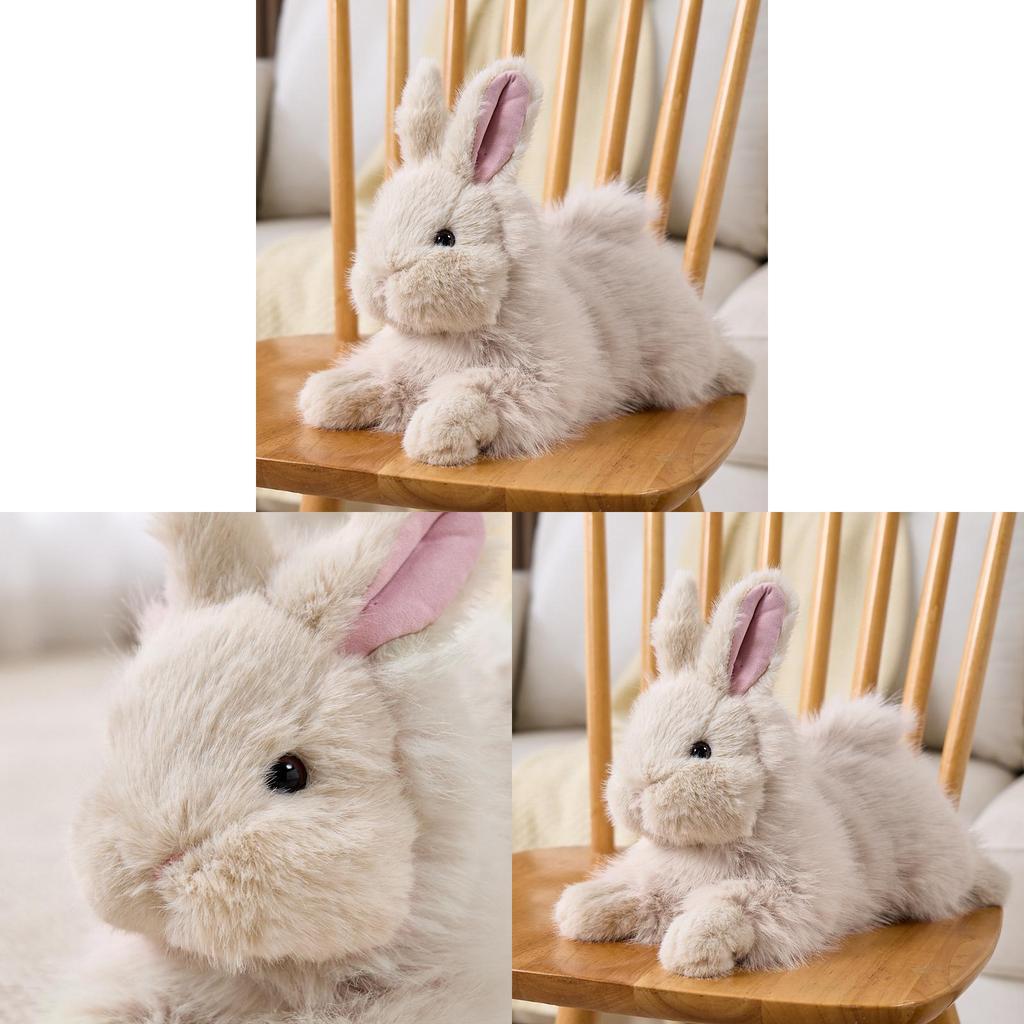 Bambola Coniglio di Peluche con Imbottitura in Cotone PP per Bambini e Regali