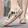 Frühling und Sommer neue handgenähte Sohlen lässige Herren Outdoor Trend Sandalen große Größe