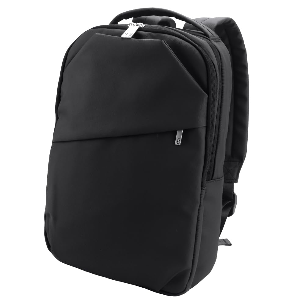 

Smart Business Backpack for Women, Multiple Pockets, Slim Design, Perfect for Crowded Trains, Commuting Bag (Black)