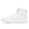 Dickies Microfiber Leather Fleece Lined Fashion Casual High top Skateboard Shoes Women's White (Unisex) Skate Shoes