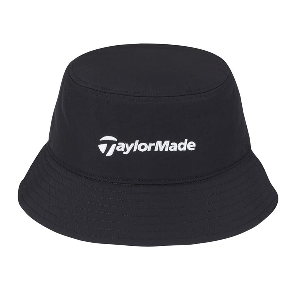 TaylorMade Winter Bucket Hat, Medium, Black, One Size Fits All (57-59cm), 2023FW TL018