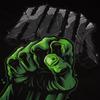 Hulk Herren-Faust-T-Shirt
