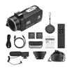 4K Digital Video Camera WiFi Camcorder DV Recorder 56MP 18X Digital Zoom 3.0 Inch IPS Touchscreen Supports Face