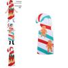 Christmas Theme Gingerbread Man Costume For Kids With Candy Cane Cosplay For Holiday Role Play
