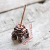 Incense Plate Mine-hole Incense Holder Brass Incense Burner Teahouse Zen Buddhist Supplies Incense Stick Portable Creative Cute
