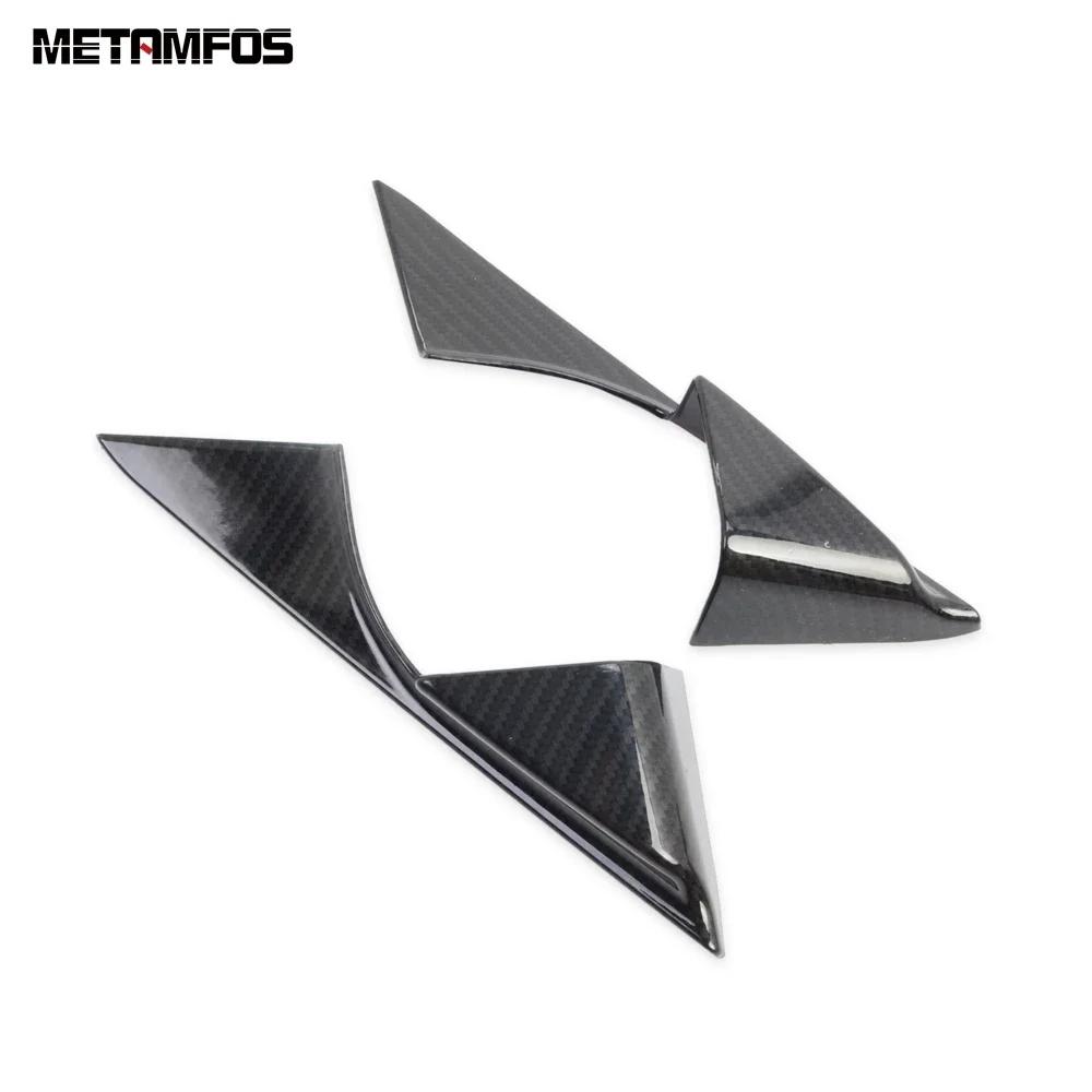 For Mazda 6 Atenza M6 2013-2016 2017 Carbon Fiber Front Window Interior A Pillar Triangle Cover Trim Accessories Car Styling Carbon Fiber Plastic