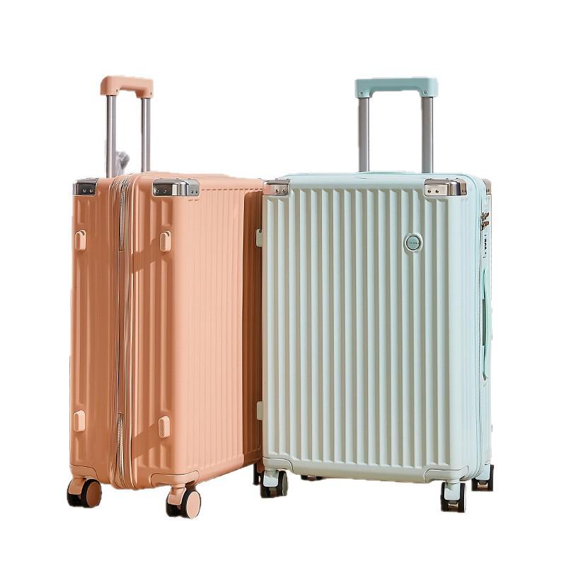Women's Sturdy Carry-on Suitcase Set: 20-Inch, 24-Inch, & 26-Inch with Combo Lock, Large Capacity, Durable Design.