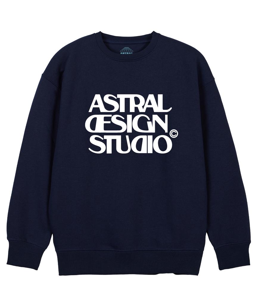 ASTRAL PROJECTION Astral Design Studio Loose Fit Sweatshirt_Navy