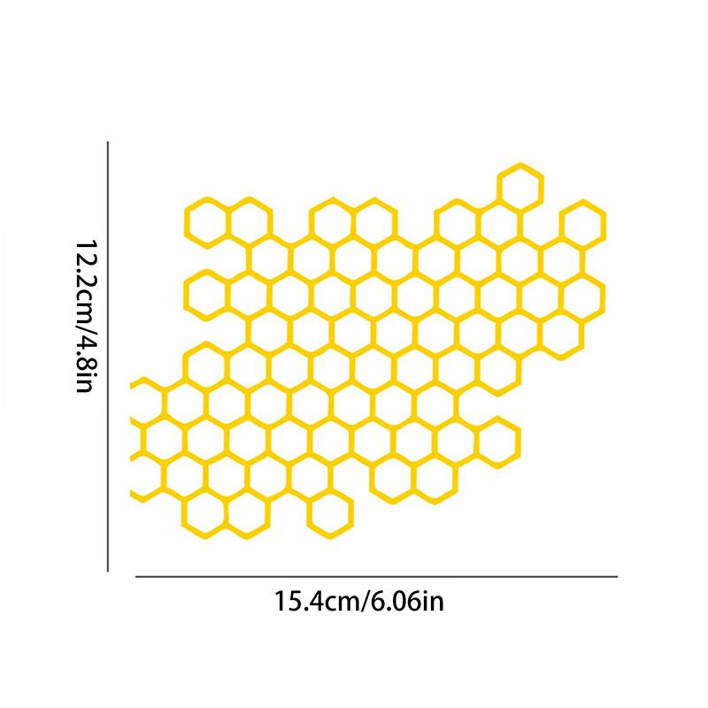 Motorcycle Sticker Honeycomb Helmet Decals Stickers Car Refit Creative Body Decoration Decals Waterproof Bumper Sticker